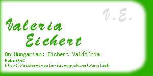valeria eichert business card